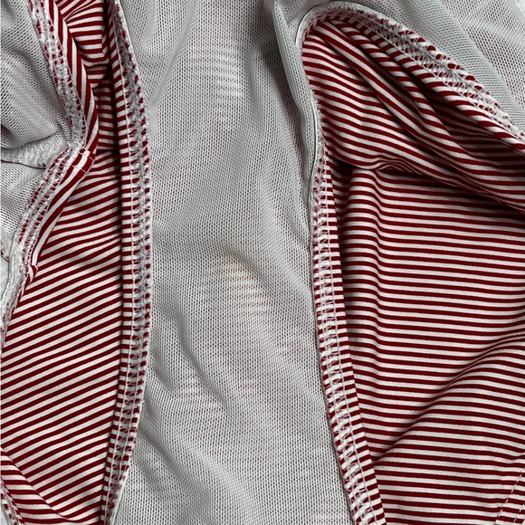 NIP TUCK RED stripe - one piece swim suit. Size 6. See 2nd photo for actual suit - Picture 11 of 12
